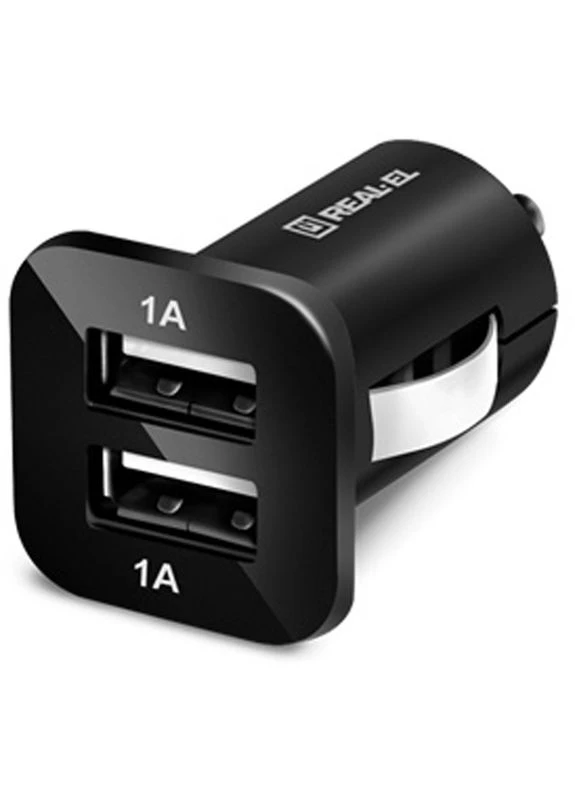 Автомобільний зарядний пристрій CA-22 USB Real-El (342400447)