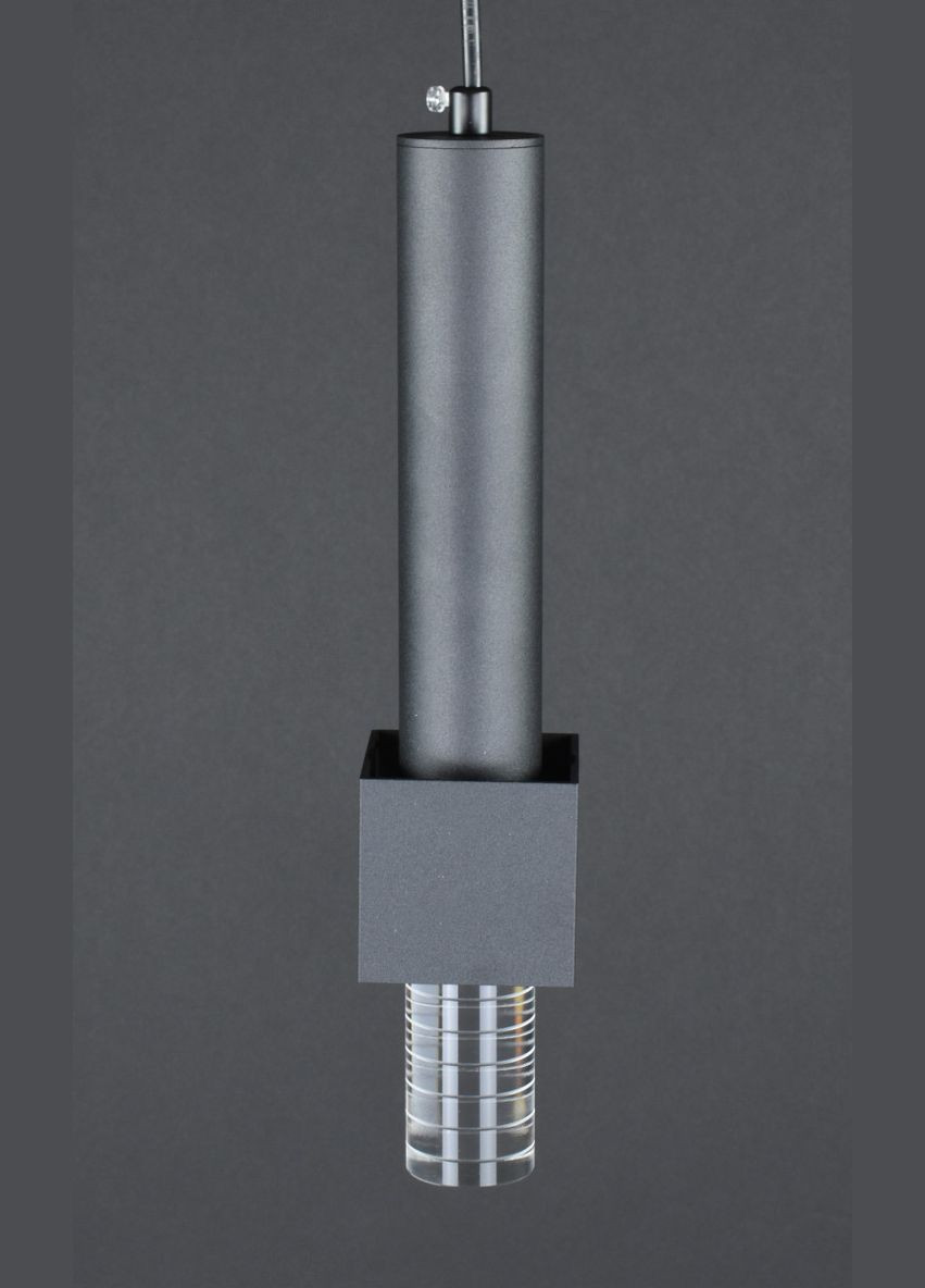 Люстра світлодіодна підвісна LED світильник для квартири на стелю лед 28051 Чорний 35-200х10х10 см. Sunnysky (364490826)