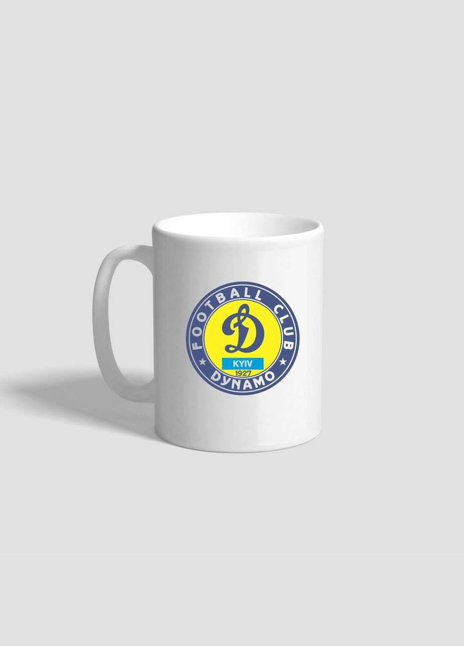 Белая кружка (чашка) с логотипом футбольного клуба "ФК Динамо" Кавун Чашка (316112566)