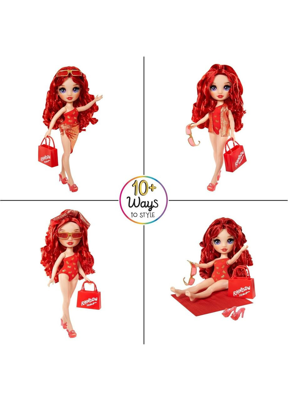 Лялька Рейнбоу Хай Рубі на пляжі Ruby 507277 Rainbow High (372012561)