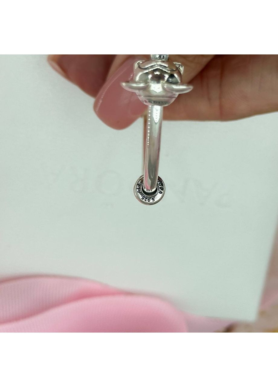 Срібний браслет-бангл відкритий Пандора "Міккі і Мінні" 597494 Kabluchka (355344769)