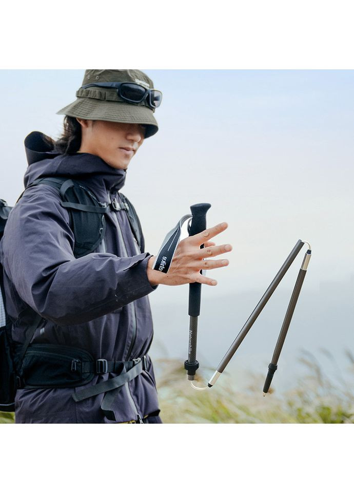 Трекинговая палка CNK2450DS017, 120 см, черная Naturehike (353503828)