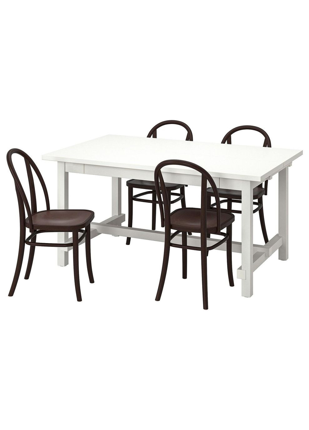 Стіл і 4 стільці ІКЕА NORDVIKEN / SKOGSBO 152/223 см (s99528210) IKEA (278405628)
