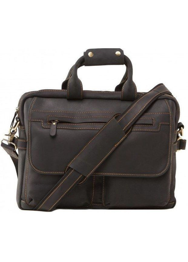Сумка мужская через плечо кожаная портфель для документов А4 планшет в дорогу для телефона Коричневый 34370 Vintage (331640765)