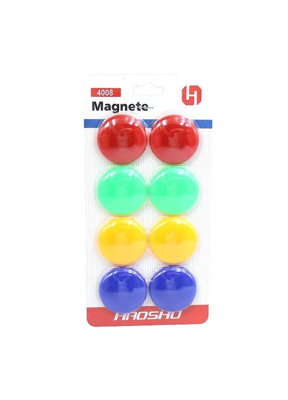 Магніт для дошки, розмір 4 см, 6 шт в упаковці Simple 4008 Josef Otten (334726073)