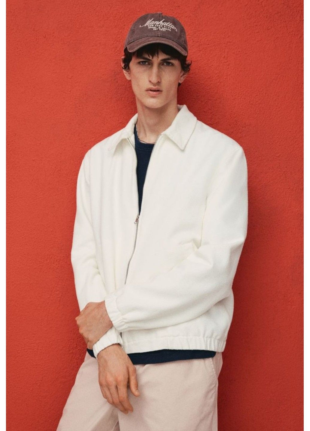 Белая демисезонная мужская джинсовая куртка н&м (58027) s белая H&M