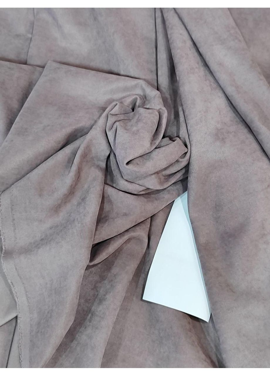 Комплект штор Мікровелюр Пудровий 2 шт 200х270 No Brand (353829292)