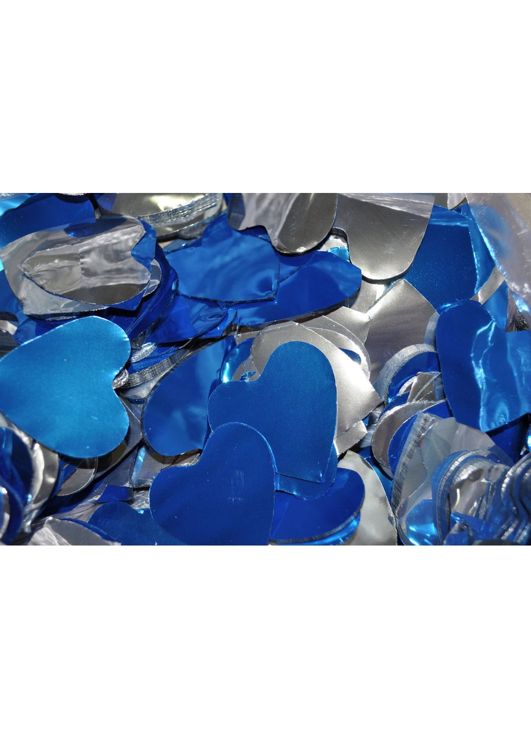 Сердечка сріблясто-сині No Brand (368969858)