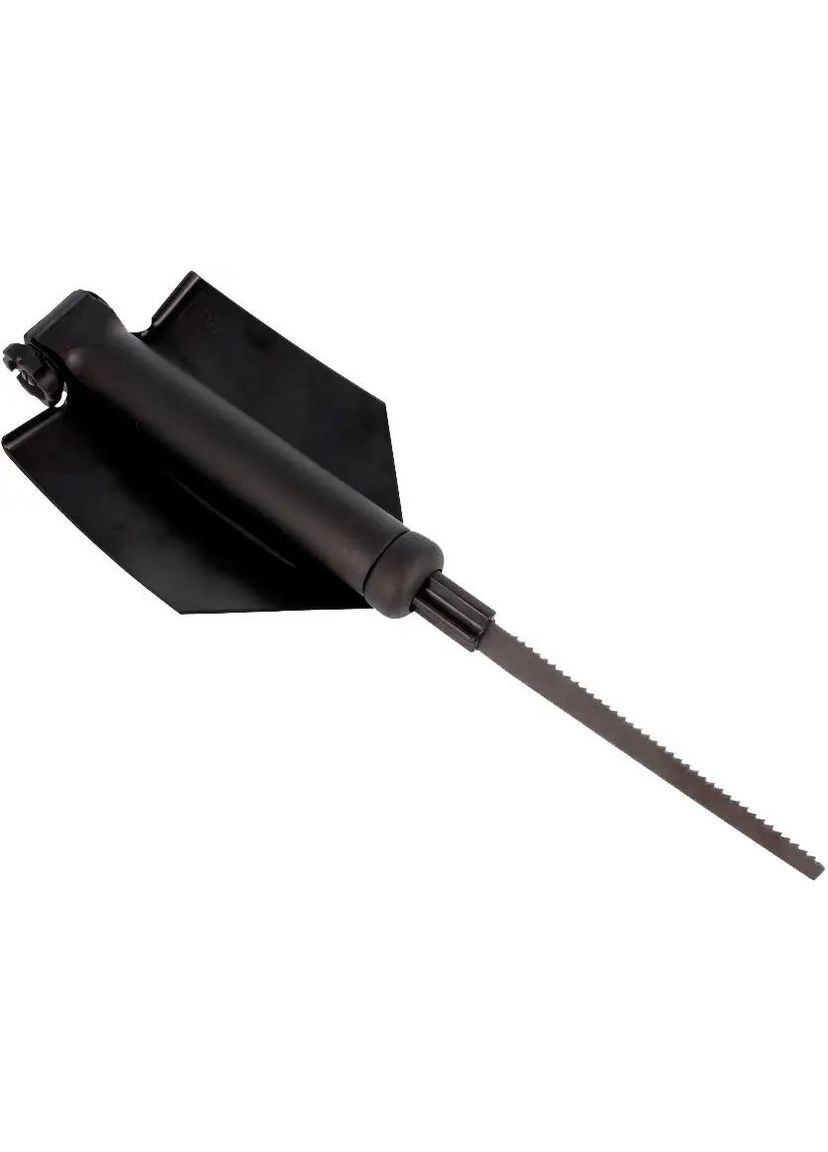 Лопата складная Entrenching Tool с пилой. Без чехла. Цвет - черный RZCOM12 Glock (316444672)