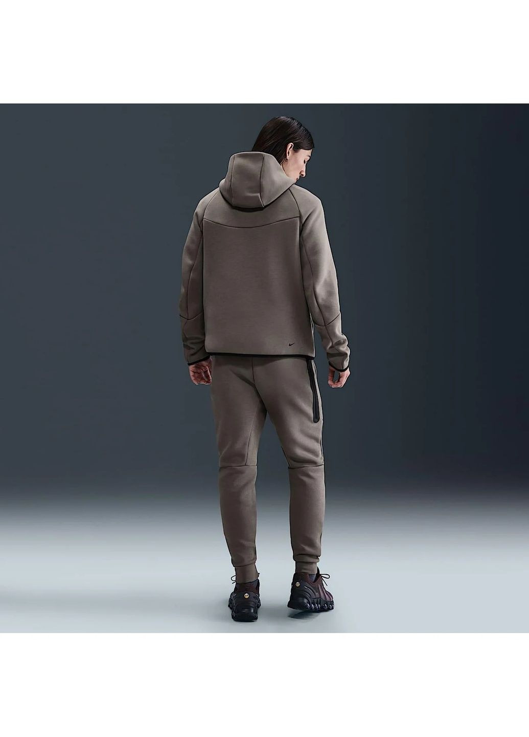 Толстовка чоловіча Tech Fleece Fz Wr Grey Nike (364836562)