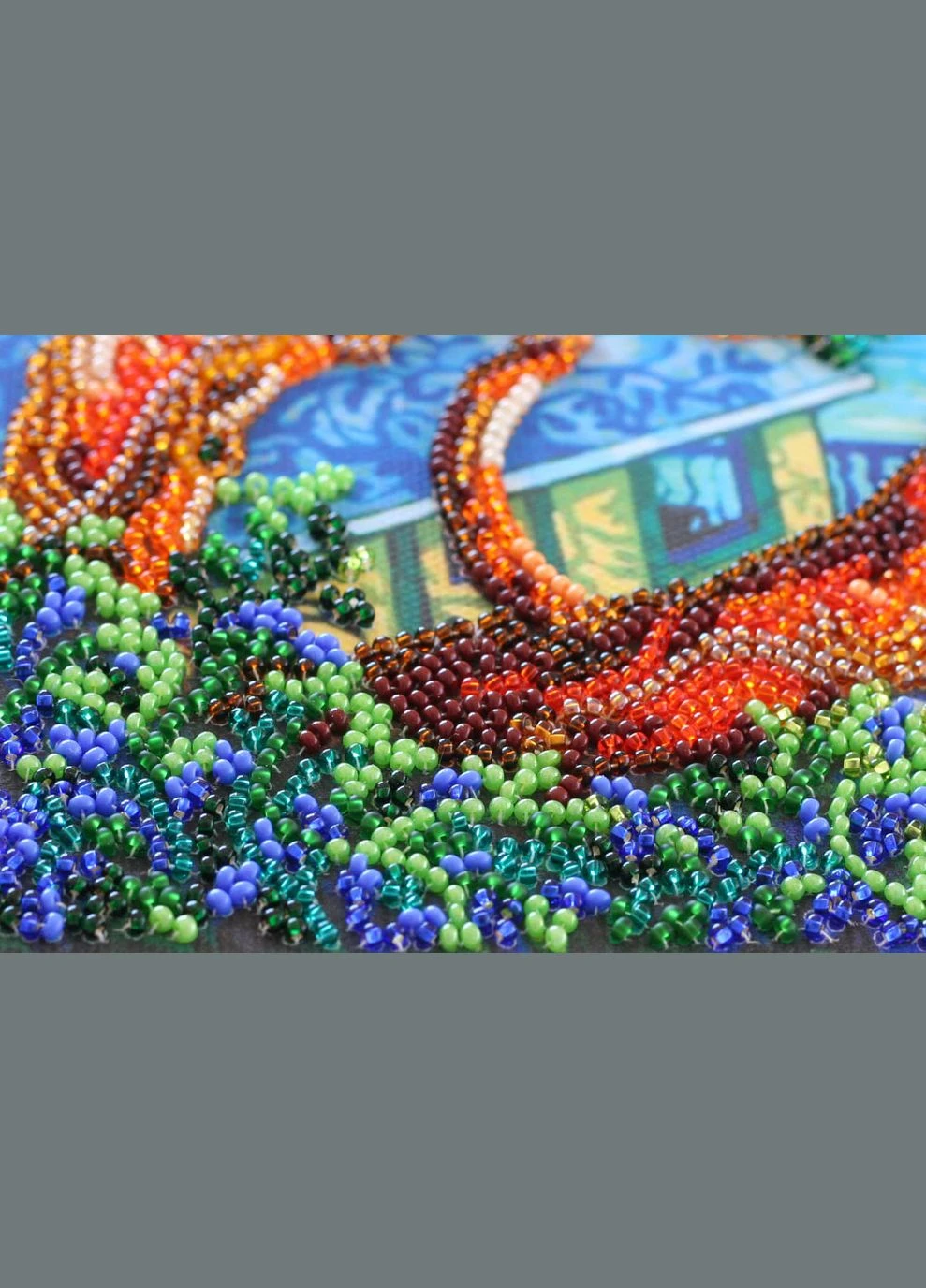 Набор-миди для вышивки бисером на натуральном художественном холсте Abris Art (299716127)