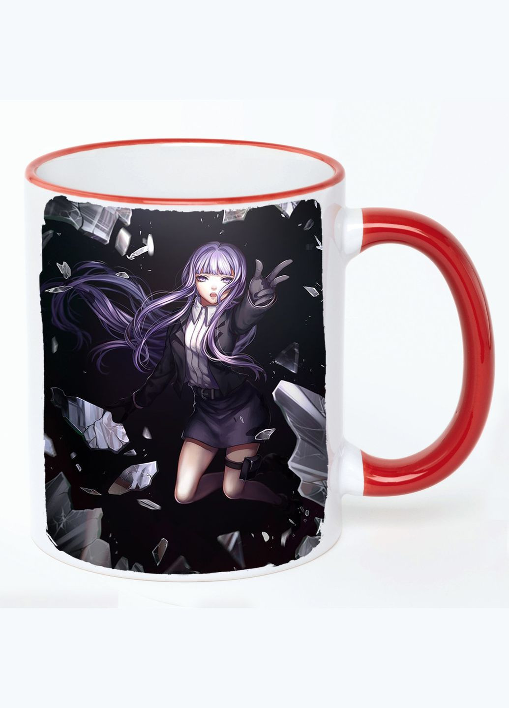 Чашка Данганромпа Аніме #017 (кухоль, кухоль) Біла з Червоною ручкою 330 мл No Brand (322712653)