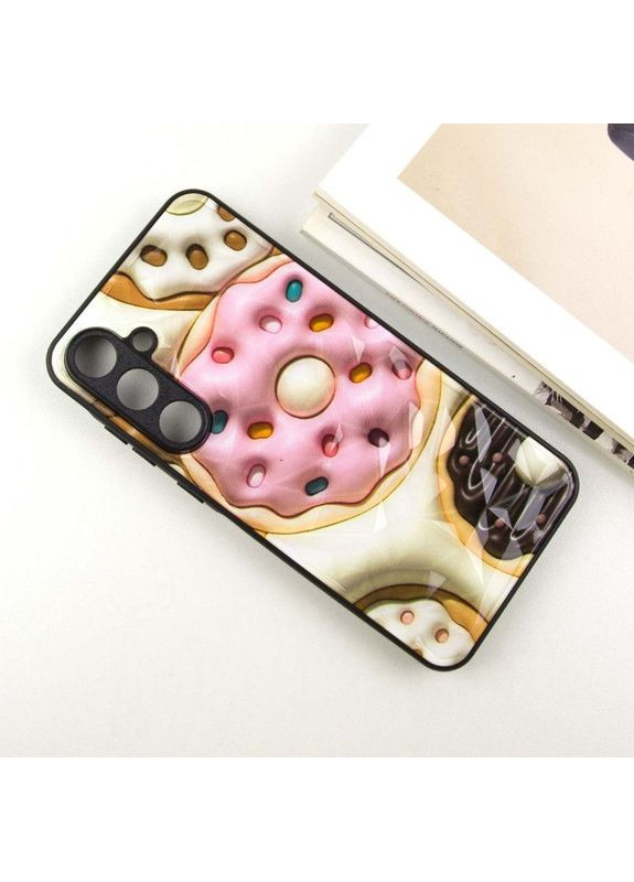 Чохол Prisma Fluffie TPU+PC з антиковзким покриттям та захистом від відбитків пальців для Samsung Galaxy A35 Рожевий Epik (372499303)