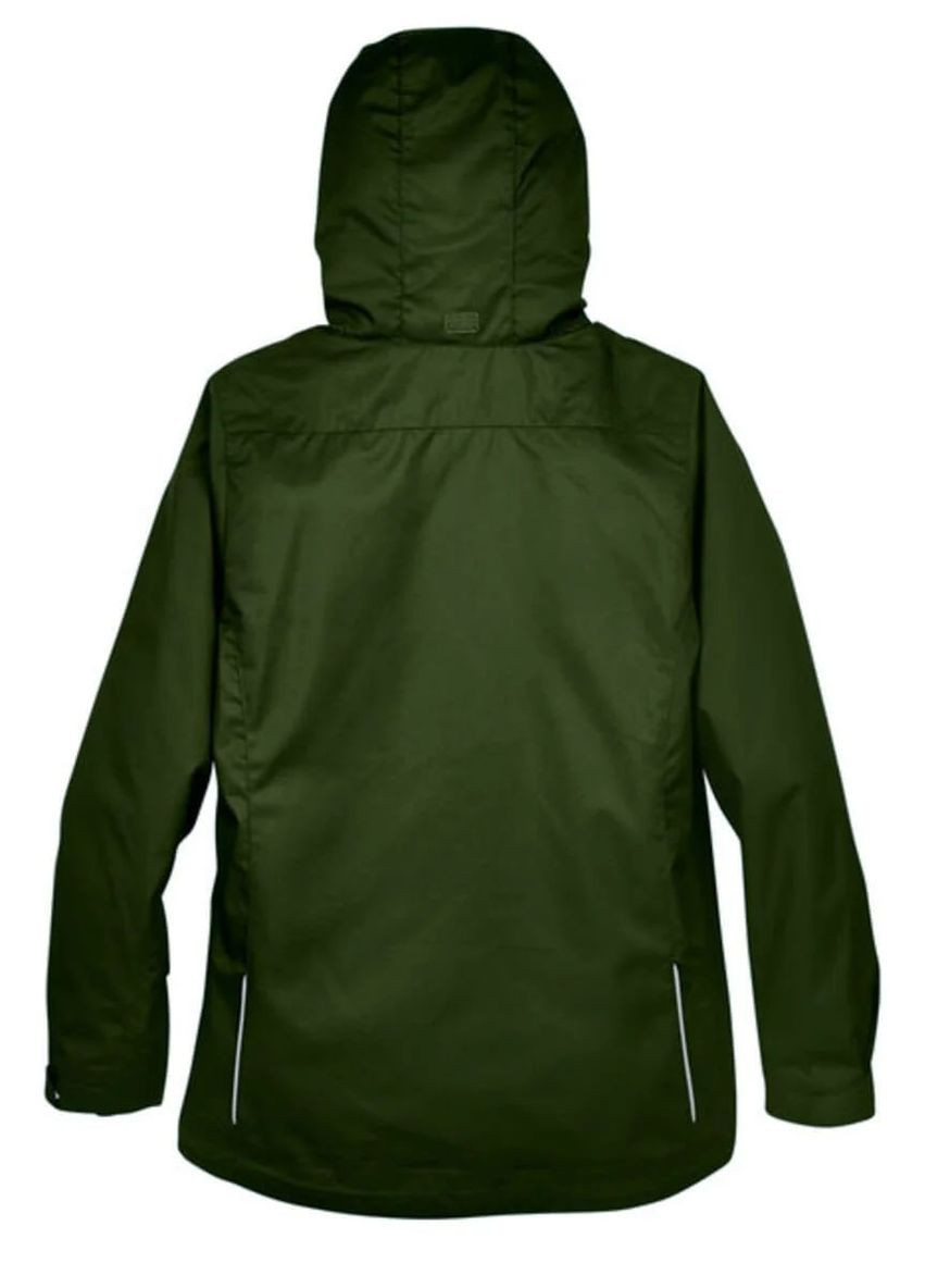 Зеленая демисезонная лыжная куртка на флисе Core 365