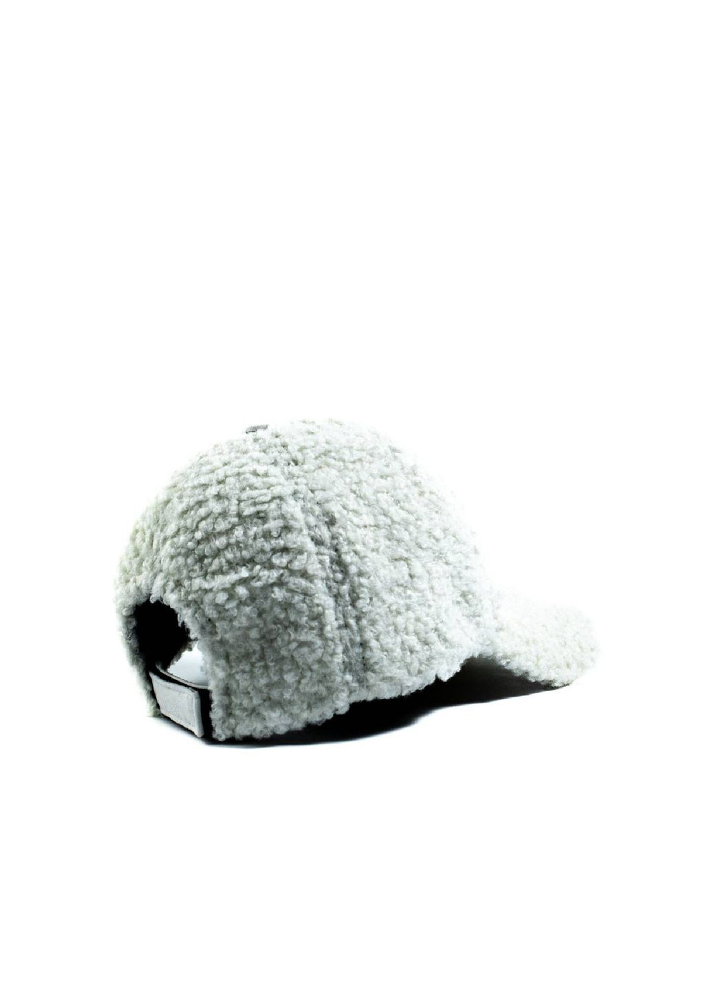 Бейсболка з регулятором жіноча штучне хутро каракуль біла ДАРИНА LuckyLOOK 559-745 (351489064)