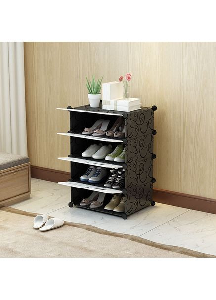 Пластикова шафа органайзер для взуття на 4 секції 37х37х73см. White No Brand (350349240)