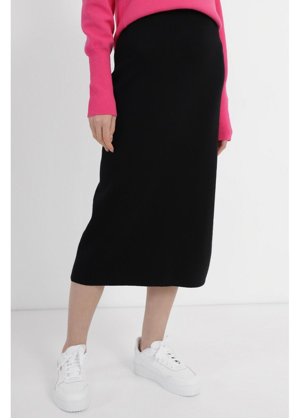Черная повседневная юбка uw901 Sewel