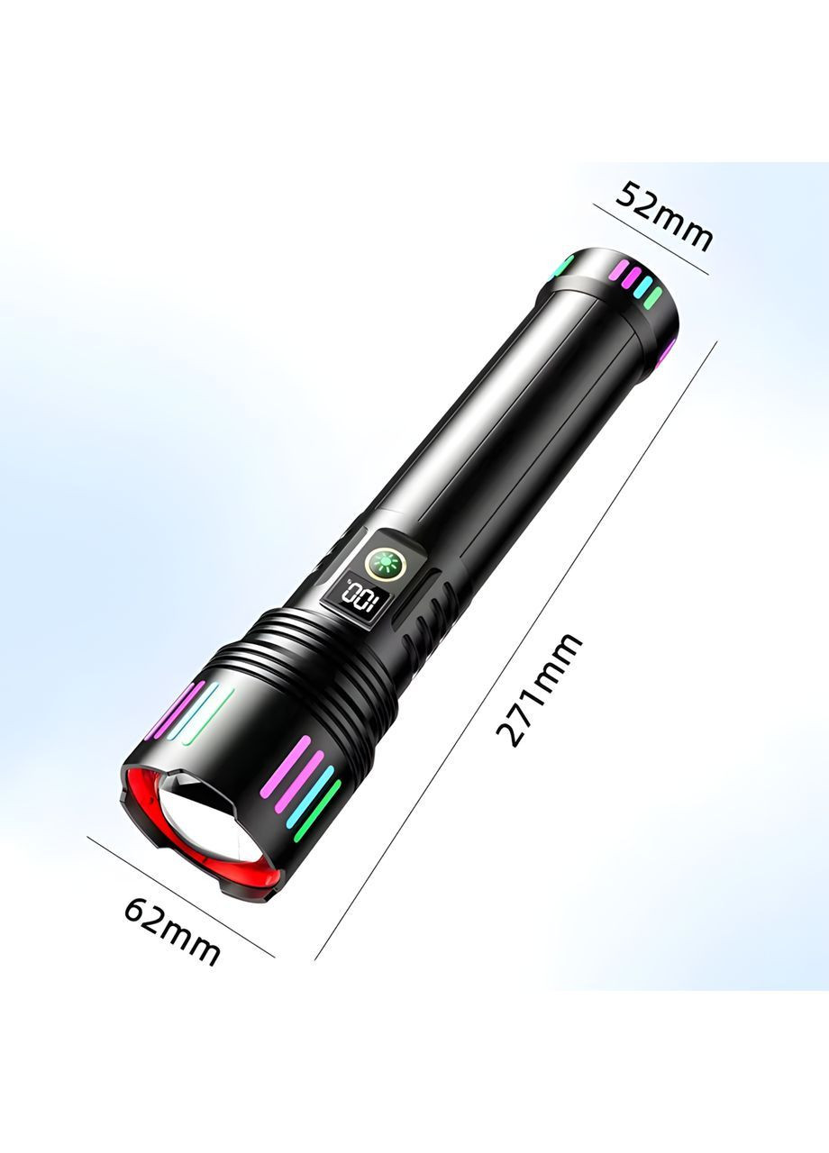 Ліхтар KEZU нового покоління — потужний світлодіодний ліхтар із корпусом з алюмінієвого сплаву та нічним підсвічуванням FP (368576275)