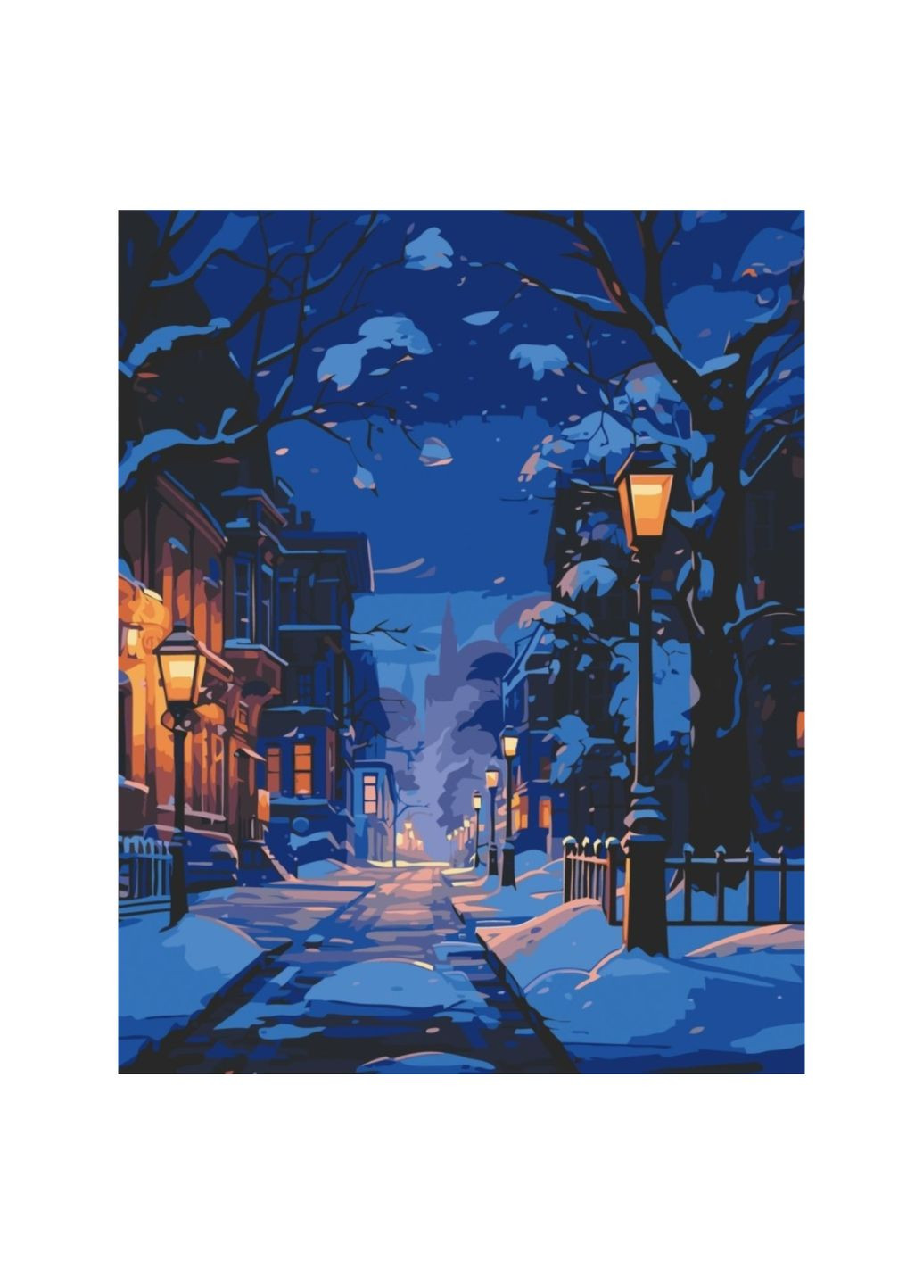 Картина за номерами "Зимова ніч", 40х50 см, 11051-AC Art Craft (308210666)