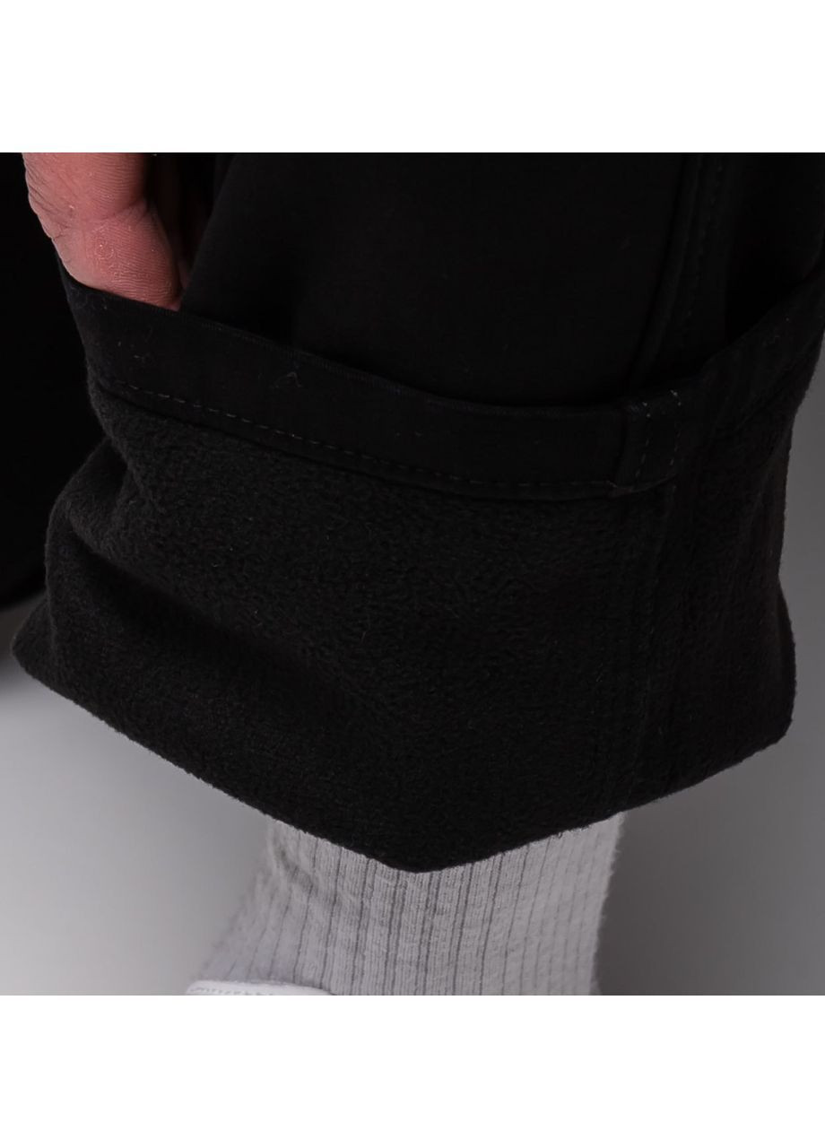 Чоловічі чорні джинси VV на флісі No Brand (366742254)