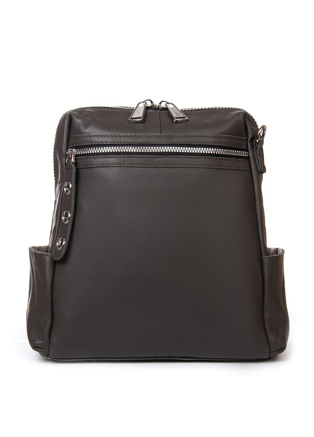Женская кожаный рюкзак 8781-9 grey Alex Rai (293765249)