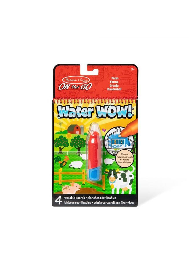Водна розмальовка з ручкою "Ферма" Water WOW (SM93200/6074888) Melissa & Doug (369163840)