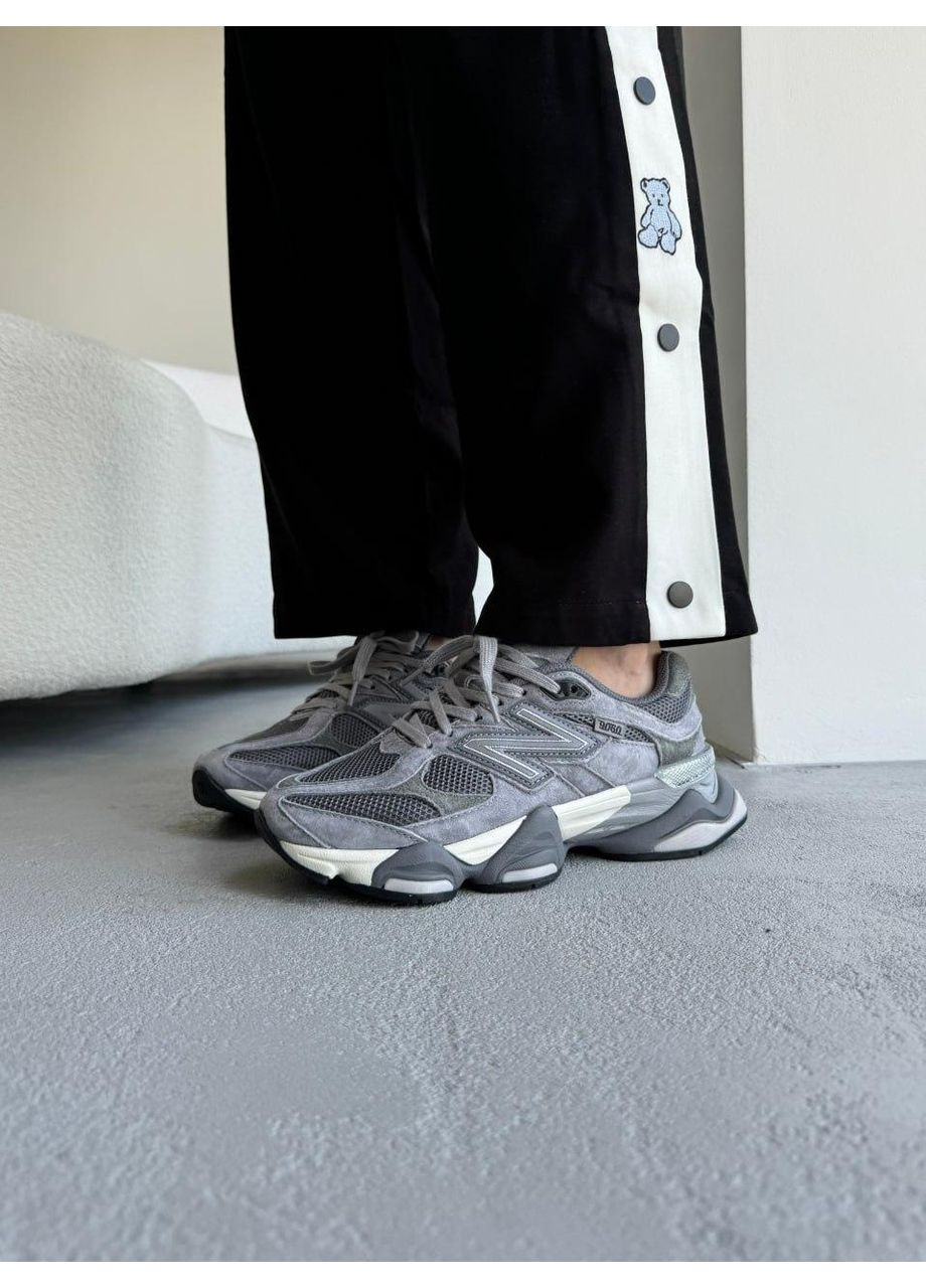 КРОССОВКИ ЖЕНСКИЕ NEW BALANCE 9060 GREY V4 НЬЮ БЕЛАНС 9060 No Brand серые демисезоны (368858357)