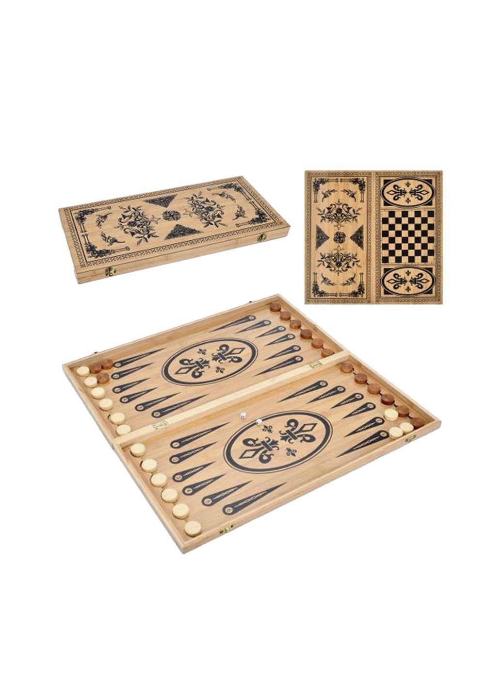 Набор нарды деревянные цвет разноцветный ЦБ-00287528 No Brand (367016912)