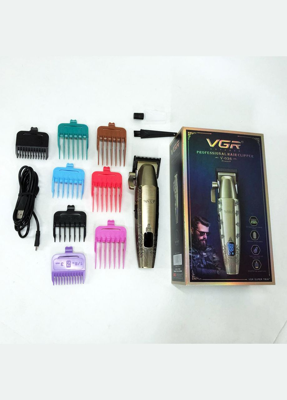 Акумуляторна машинка для стрижки V-036 VGR (364665516)