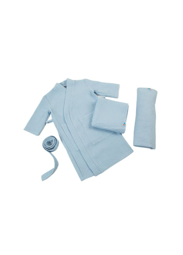 Голубой набор халат и полотенце для мальчиков Trendy Tot 03-01335_000000003