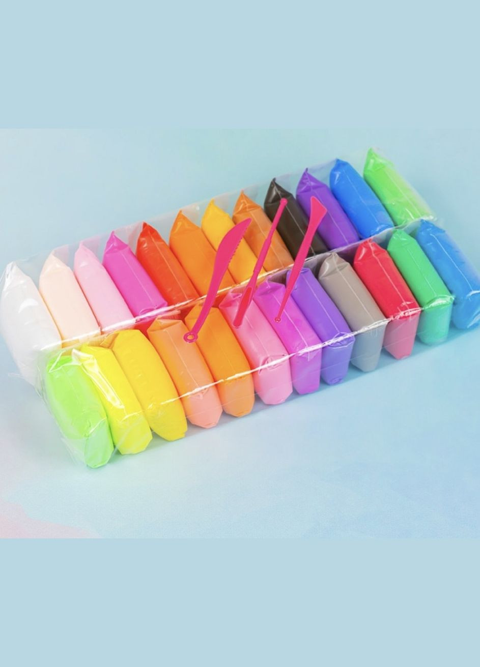 Повітряний пластилін, 24 шт No Brand (350354747)