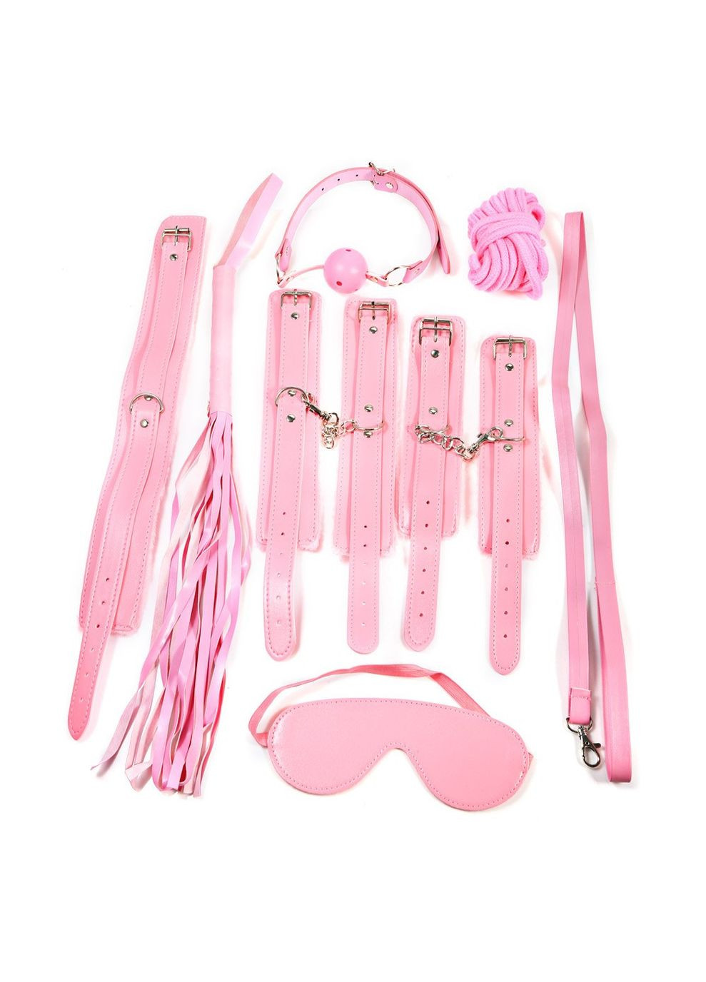 Набор БДСМ Belt разных цветов, 10 предметов. No Brand (339865107)