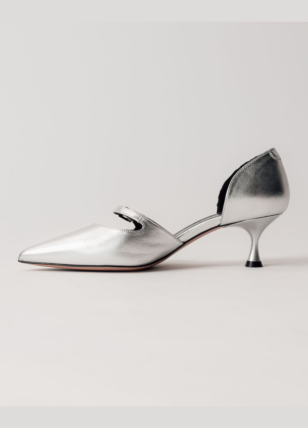 Lottini Туфлі на підборах сріблясті шкіра срібний з натуральна шкіра, — всесезон (325215328)