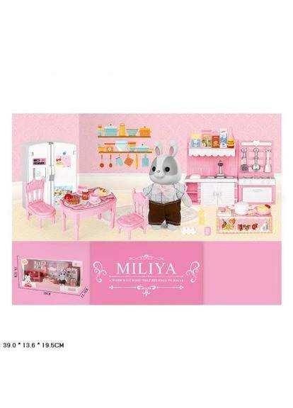 Іграшковий набір з флоксовими тваринами "Miliya: Кухня" BGL (380276950)