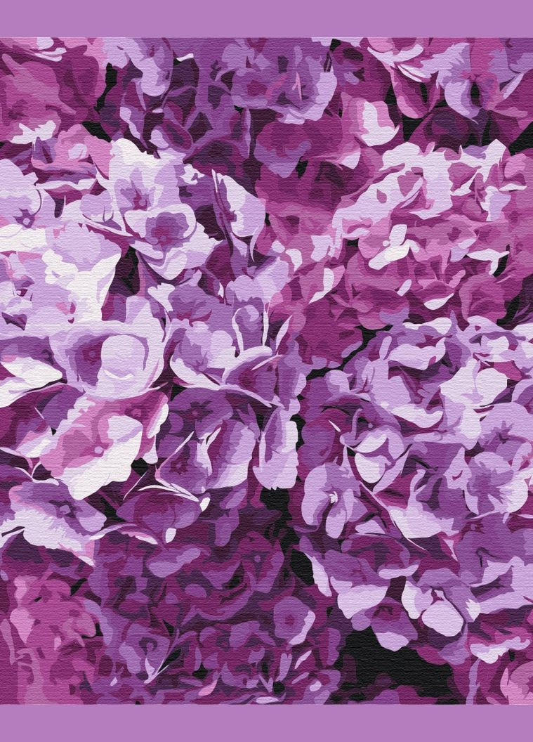 Картина по номерам "Красота гортензий" 40х50 см Brushme (364871827)