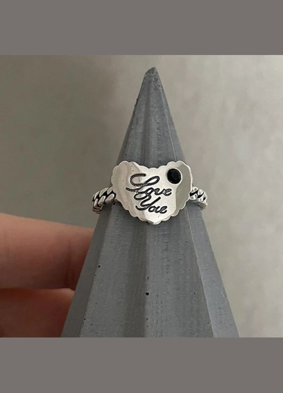 Набор парных колец для двух 2шт с сердцем регулируются парные кольца для влюбленных No Brand (340463723)