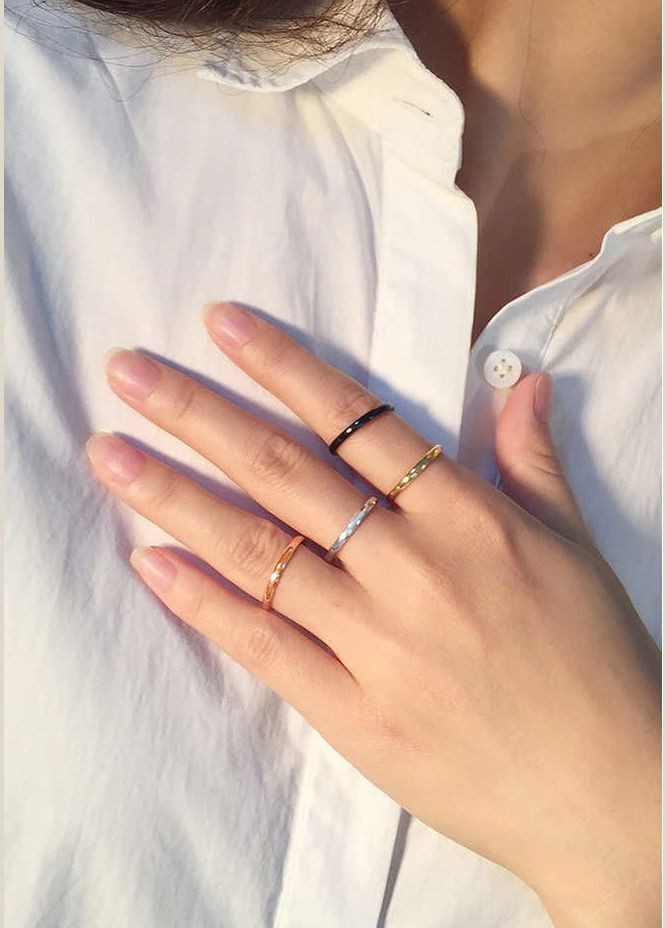 Кольцо из стали RDS-486S-07 сверхтонкое для пальца или фаланги (Размер 17,3 мм (7 США)) WellDone (333698674)