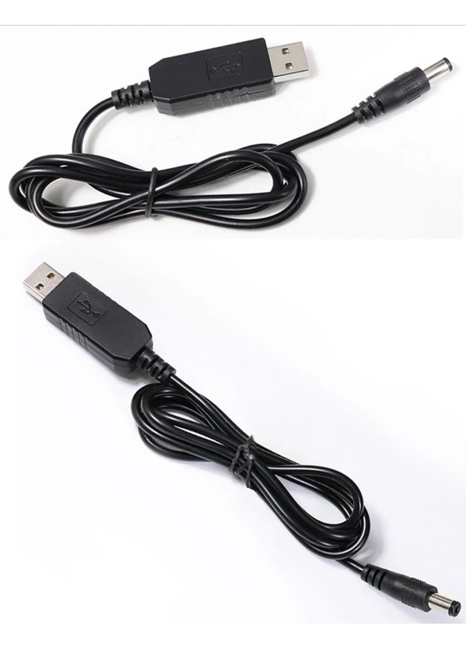 Переходник питания для роутера USB -> DC5.5*2.1, с 5в -> 12в, длина 1,0 м No Brand (392011913)