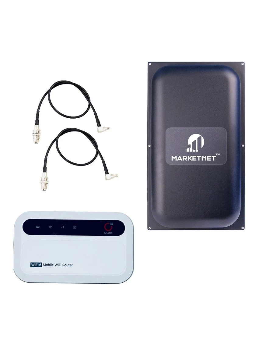 Комплект 4G LTE Wi-Fi роутер MF985 + 4G антена панельна MARKETNET Maxi MIMO 2 х 22 dBi Olax (329997001)