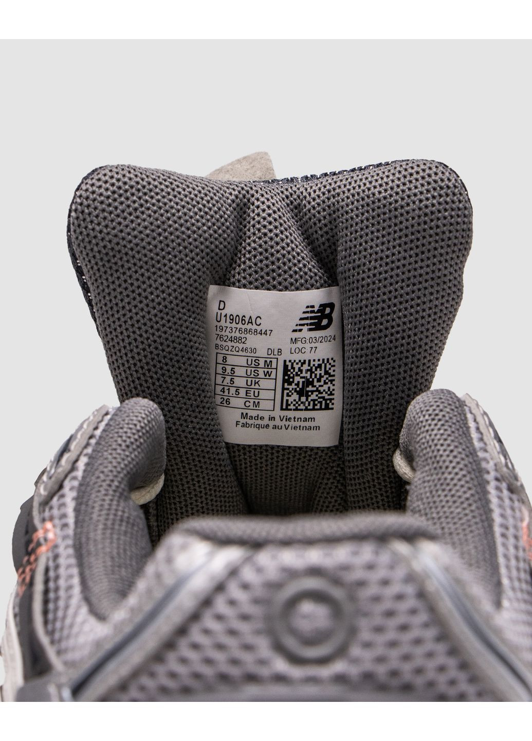 Сірі Осінні кросівки чоловічі new balance 1906a slate grey drift red нью беланс 1906a No Brand