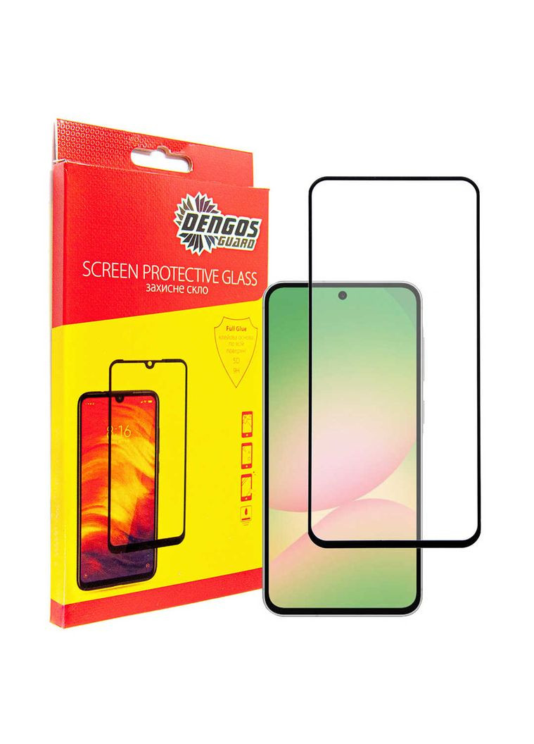 Защитное стекло для Samsung Galaxy A56 5G SM-A566 Black Full Glue (TGFG-388) DENGOS (341488385)