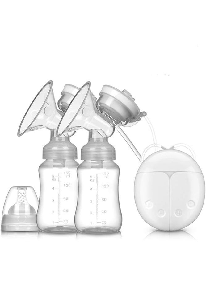 Молокоотсос двойной электрический с бутылочкой для мам No Brand (305665838)