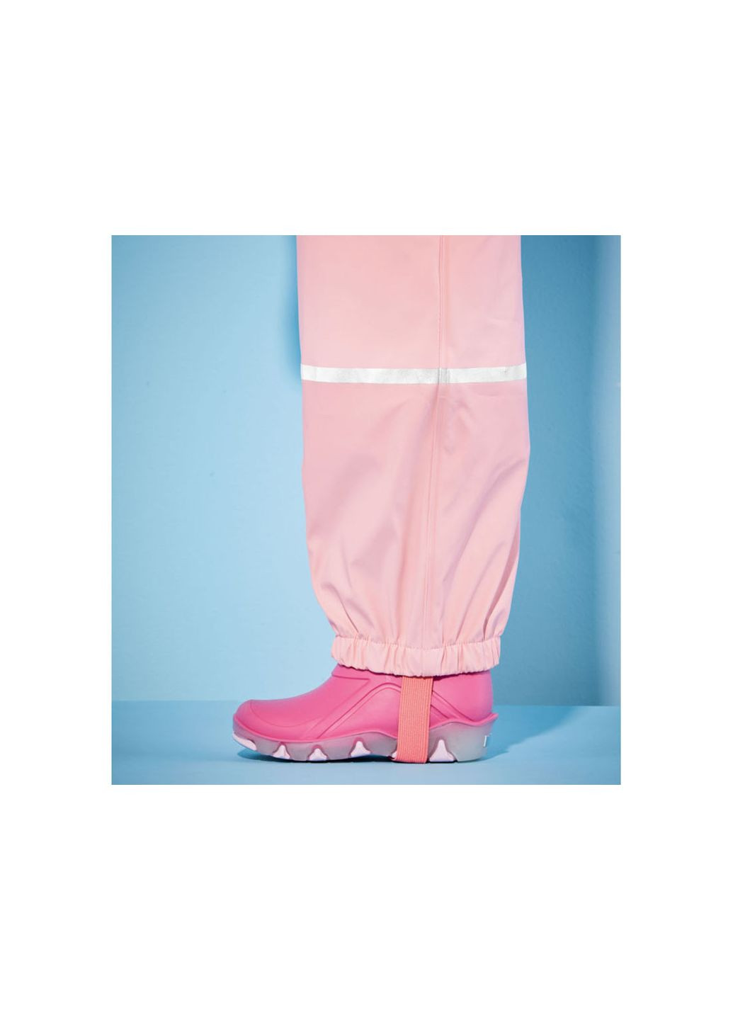 Напівкомбінезон-дощовик на флісовій підкладці для дівчинки 3M Scotchlite™ 356916 рожевий Lupilu (264382278)
