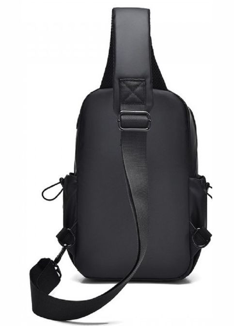 Сумка-слинг мужская из ткани Черная Confident (333143476)