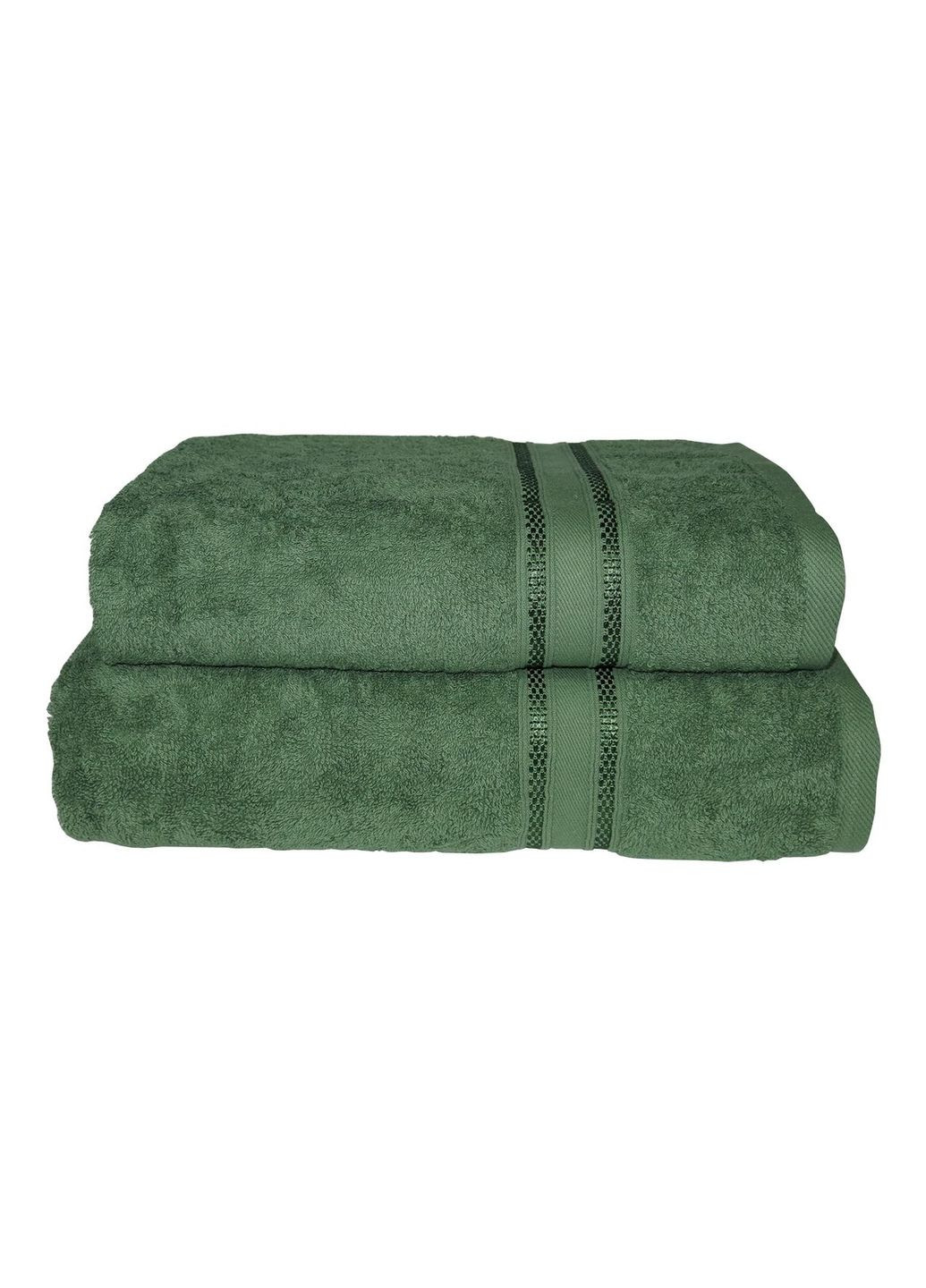 Рушник D-100 (430 г/м2) оливковий 70*140 PARISA оливковий