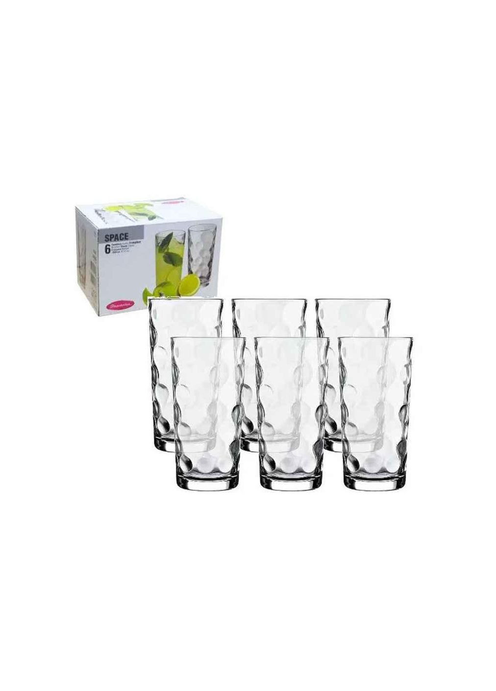 Набор стаканов для коктейлей 6шт 265мл SPACE (под.упак.) ТМ Pasabahce (305230169)