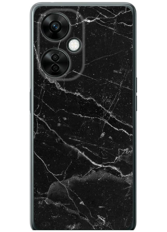 Силіконовий чохол 'Чорний мармур v2' для Endorphone OnePlus Nord CE 3 Lite 5G (316654554)