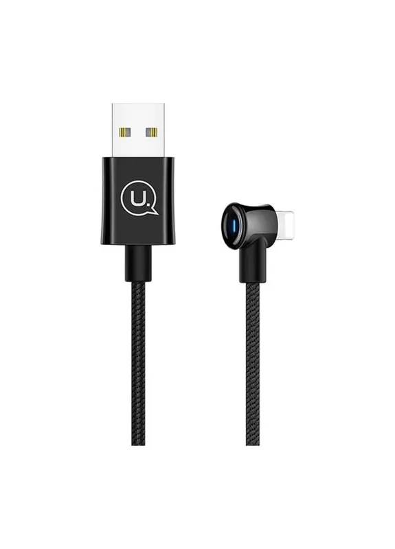 Кабель lightning Smart Poweroff U13 USSJ269 |2m, 2A| black USAMS - (410566416)