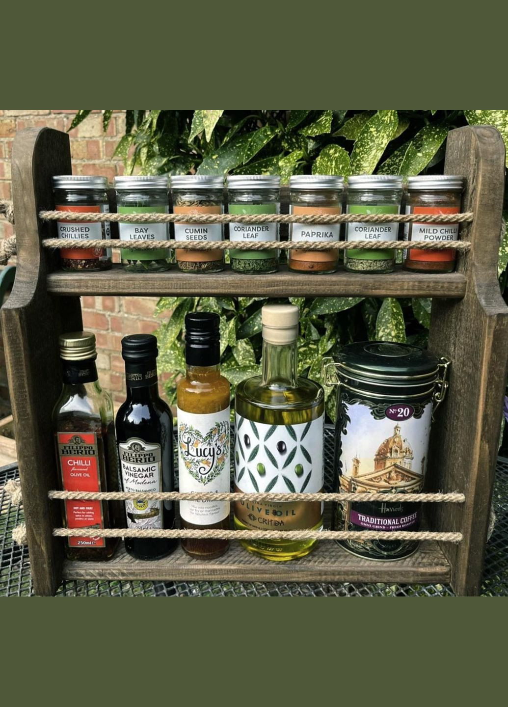 Органайзер для специй из дерева Аджи мокко (СПЦ-014610) No Brand (327423471)