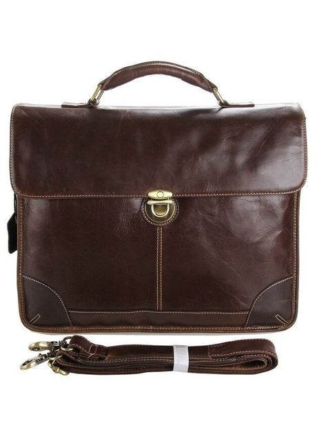 Мужская кожаная сумка портфель для документов деловая Vintage коричневая (sku_14085) No Brand (328922542)